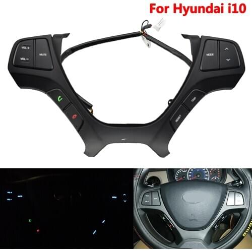 New Car styling For Hyundai I10 i10 2014 2015 2016 2017 Steering Wheel Audio Control Button