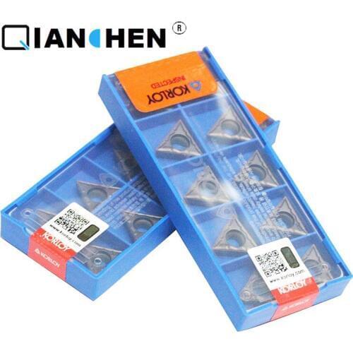 Original Korea Korloy TCMT16T304-HMP PC9030 TCMT090204-C25 PC9030 TCMT090204-HMP NC3020 (10pcs/lot)Internal turning tool Inserts