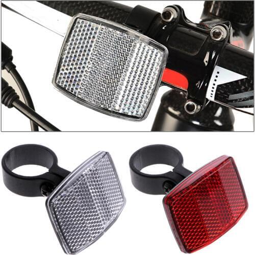 Bicycle Bike Handlebar Reflector Reflective Front Rear Warning Light Safety Lens