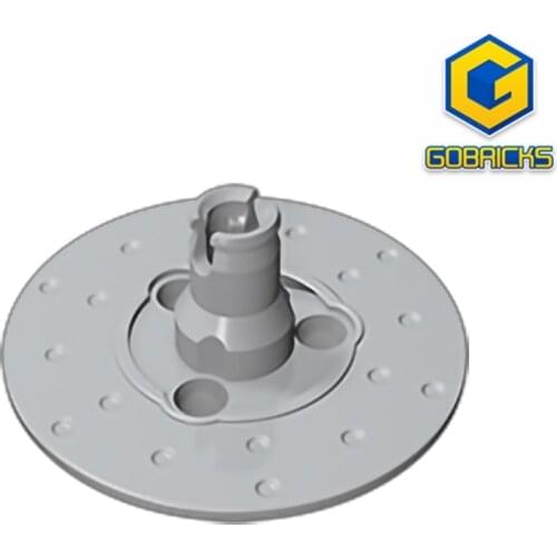 Gobricks GDS-1495 Technical, Steering Wheel Hub 3 Pin Holes Round compatible 35189 pieces of childrens toys