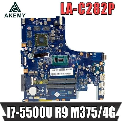 SAMXINNO For Lenovo Z51-70 AIWZ0/Z1 LA-C282P Laotop Mainboard LA-C282P Motherboard with i7-5500U CPU Radeon R9 M375/4G test OK