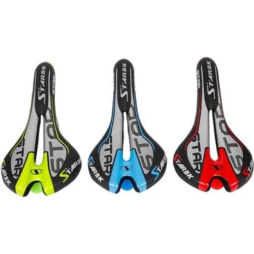 Road Bicycle Saddle Soft Comfortable Breathable Cushion MTB Mountain Bike Saddle Hollow Shockproof Silicone Cycling Seat