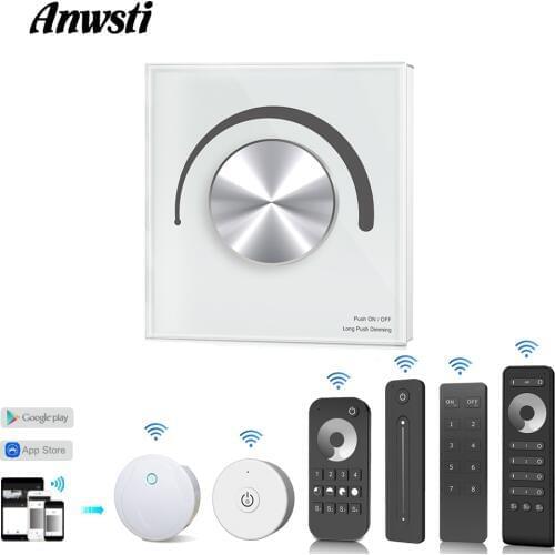 Triac LED Dimmer Switch Smart Wifi 2.4G RF Wireless Remote AC 110V 230V 220V Dimmable Knob Controller for LED Bulb Light Lamps
