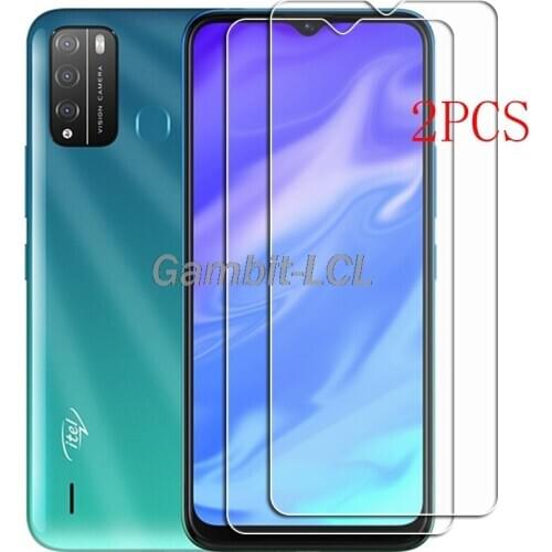 For Itel Vision 1 Pro Tempered Glass Protective ON Vision1 1Pro Vision1Pro 6.52INCH Screen Protector Phone Cover Film