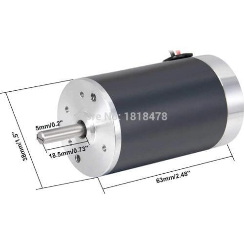 ZYTD-38SRZ-R 300G.cm Torque Brushed Electric Motor 24V 12V DC 3000RPM 4000RPM 5000RPM 2000RPM High Speed