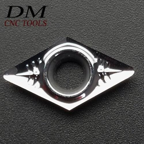 10pcs DCGT11T308-AK H01 DCGT32.52-AK H01 Aluminum Alloy CNC Lathe Tool Aluminum Processing Turning blade Alloy and wood