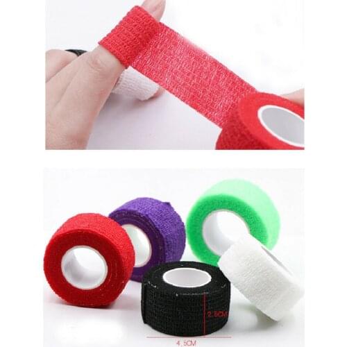 10 PCS NAIL ART TAPES FLEX WRAP FINGER CARE BANDAGE TREAMENT SALON TOOL RED SET