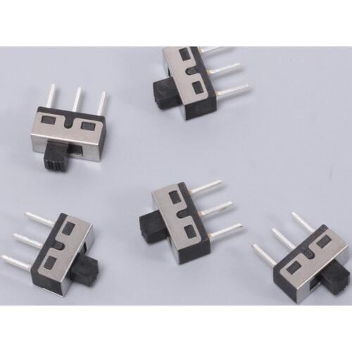 10pcs SS12D10 toggle switch 3Pins straight feet 1P2T handle high 5mm spacing of 4.7mm 3A 250V SS12D10G5