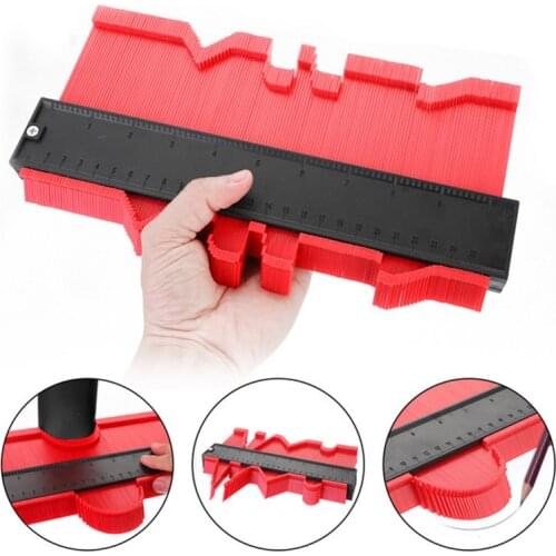Plastic Contour Gauge Profile Copy Contour Gauges Standard Profile WoodMarkingTool Building Tools Measuring Instruments woodwork