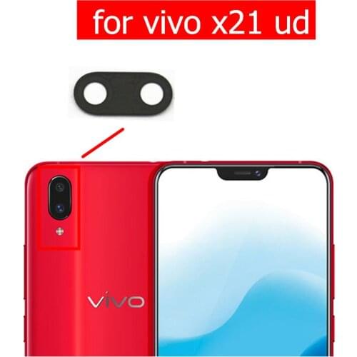 2pcs for vivo x21ud Camera Glass Lens Back Rear Camera Glass Lens with Glue Replace Repair Spare Part