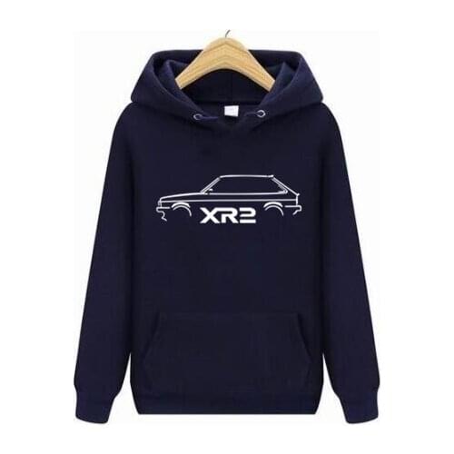 2021 new free shipping FORD FIESTA XR2 MK1 INSPIRED CLASSIC CAR HOODIE XR2 printed hoodie High-quality S-4XL