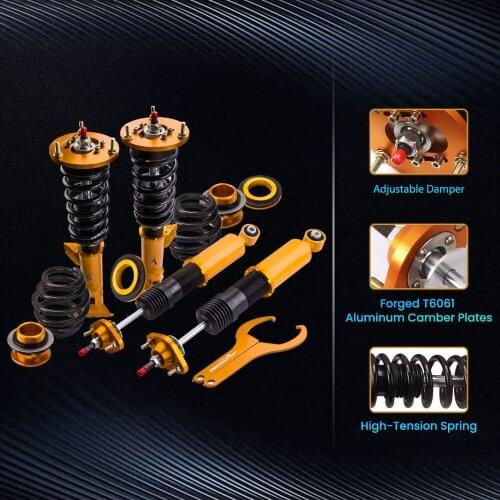 24 Steps Adjustable Damper Strut For BMW E36 3-Series 1991-1998 CoiloverS
