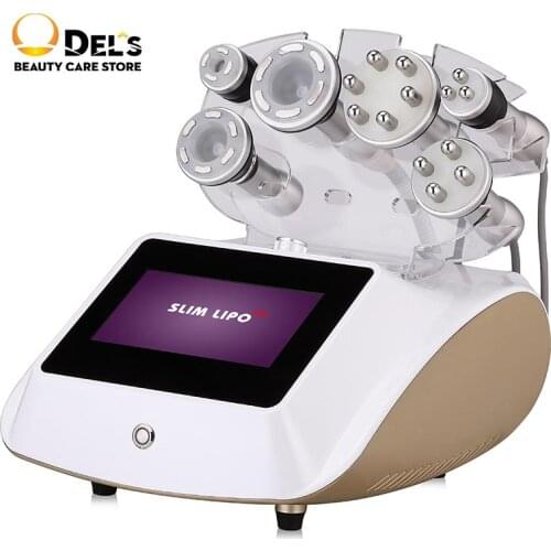 6 in 1 Platinum Case Cavitation Slimming Machine Vacuum Ultrasound Body Shaping Skin Rejuvenation Customized Weight Loss Device