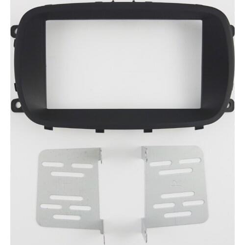 Double Din Car Radio Facia for 2015+ FIAT 500X (334) Dash Kit DVD Stereo CD Panel Trim Fascia Plate Panel Install Bezel Adapter