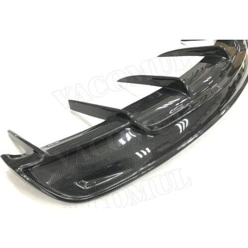 Carbon Fiber Rear Bumper Diffuser Lip Spoiler for Tesla Model S 70D P85D 90D P100D Sedan 4 Door 2016 2017 Car Styling