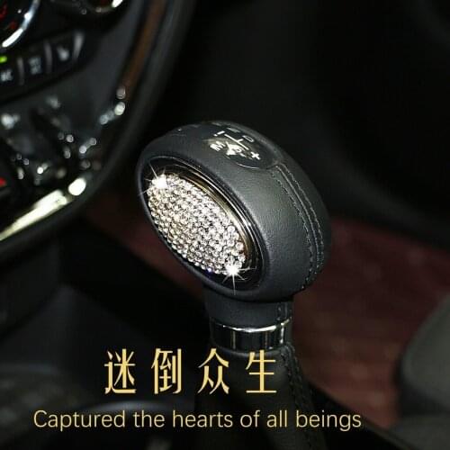 Car styling for BME MINI cooper F54 F55 F56 Car Gear Head Decoration Diamond Decoration Stickers Automotive Interior Stickers