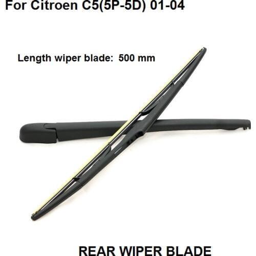 Car Styling For Rear Windshield Windscreen Wiper arm + Blade 500mm Fits For CITROEN C5(5P-5D) 2001-2004