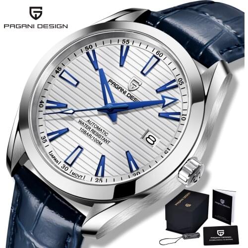 PAGANI Design Automatic Man Watches 2021 Luxury Brand 40MM Mens Mechanical Wristwatches Waterproof Luminous Clock Leather Strap