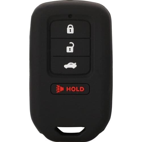 Jingyuqin Car Key Fob Pocket Cover Case For Honda Civic CR-V HR-V Accord Jade Crider Odyssey 2015 - 2018 Remote Protector