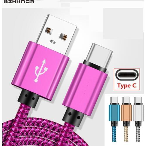 USB Type C cable for Samsung galaxy a50 s9 s8 Huawei P30 P20 Quick Charging Line Phone Charger For xiaomi 9 8 9se redmi note 7
