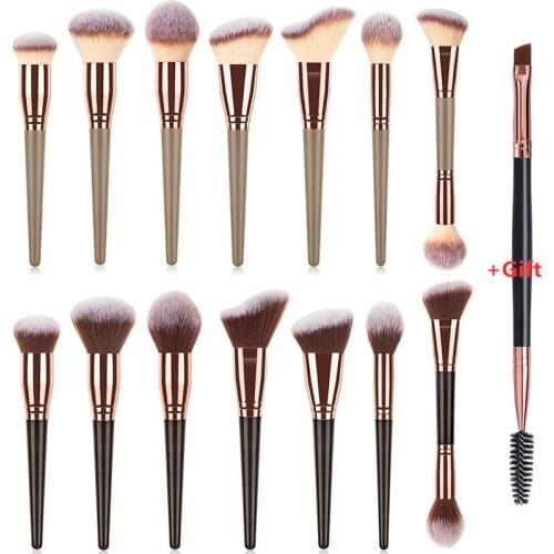 Makeup Brushes For Blusher Foundation Powder Bronzer Sculpting Highlighter Concealer Brush Eyelashes Eyebrow Beauty Make Up Tool