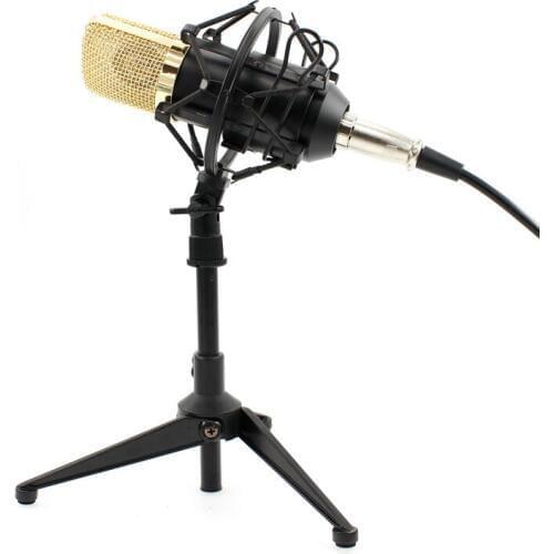 BM-700 Condenser KTV Microphone BM700 Cardioid Pro Audio Studio Vocal Recording Mic KTV Karaoke With Metal Tripod