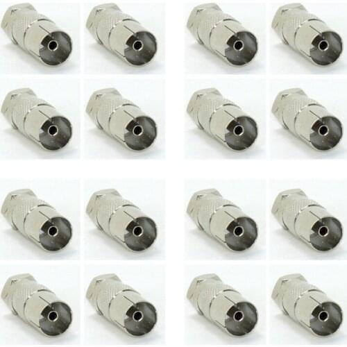 NEW Wholesale BNC Connectors 20pcs/lot F Male Plug to PAL Female Jack Straight TV RF coaxial adapter F-type Adapter