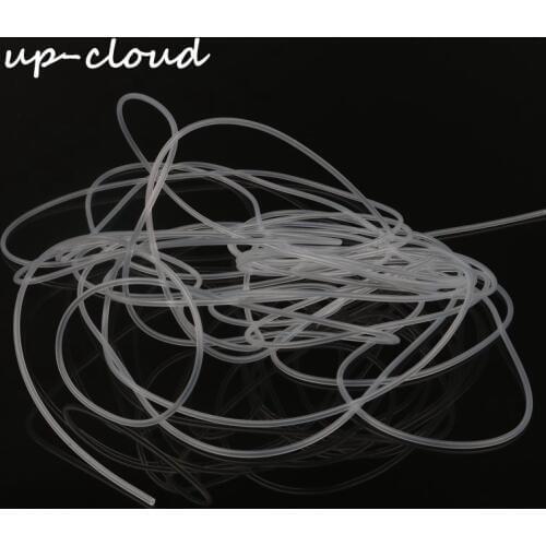 5m Food Grade Silicone Hose Tube 1 2 3 4mm Flexible Silica Gel Hose For Air Pump Tube Rubber Hose Garden Micro Irrigation Hose