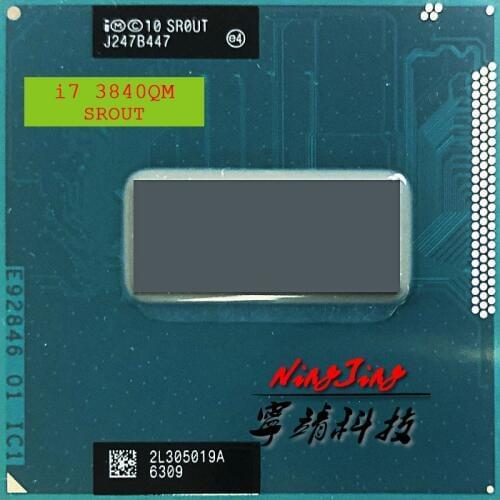 Intel Core i7-3840QM i7 3840QM SR0UT 2.8 GHz Quad-Core Eight-Thread CPU Processor 8M 45W Socket G2 / rPGA988B