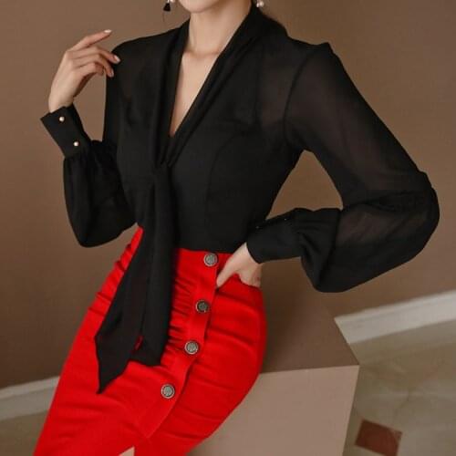 Черные блузки Qunque/群鹊 China At AliExpress