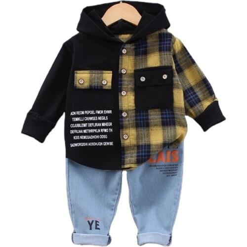 New Spring Children Fashion Clothes Baby Boy Girls Caartoon Shirt Pants 2Pcs/sets Kids Infant Clothing Toddler Casual Sportswear