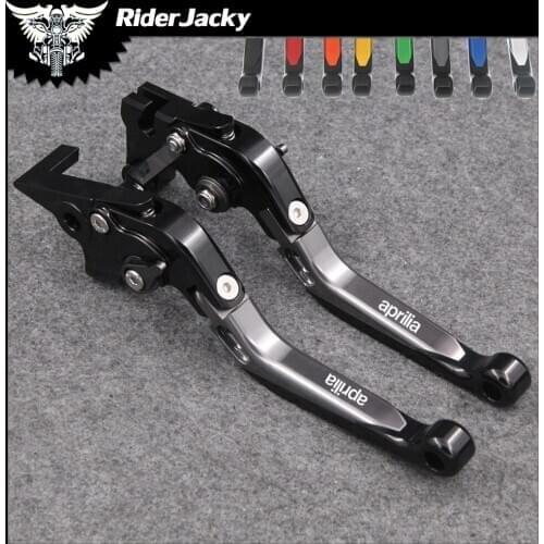 RiderJacky Folding Extendable Motorcycle Brakes Clutch Levers For Aprilia SHIVER 900 2017-2018