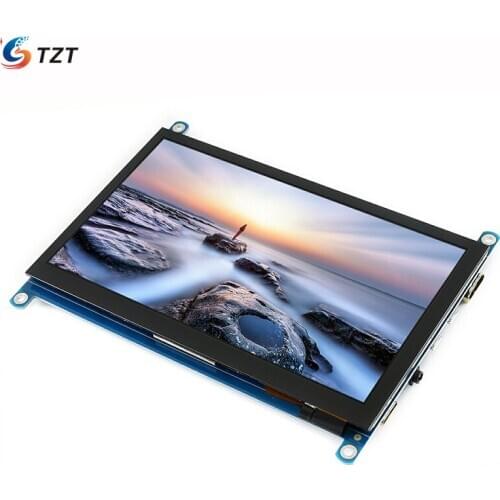 TZT 7" Capacitive Touch Screen HDMI LCD IPS Display 7inch HDMI LCD (H) without Shell