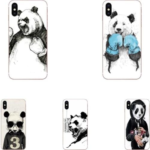 Panda Cool Ultrathin TPU Case Mobile For Samsung Galaxy A81 A71 A51 A01 S20 S10 S9 S8 Plus A50 A70 A40 A30 A20 A10