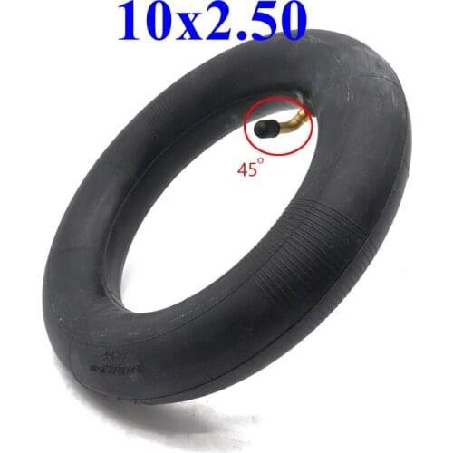 10X2.50 Inner Tube 10x2.5 Tube Innertube with bent valve 45 Degree valve for Baby Stroller Pram Scooter 10 Inch