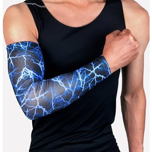 Sunscreen Elbow Pads Support Brace Arm Joint Hand Cover Guards Breathable For Outdoor Sports Cycling Compression Sleeve