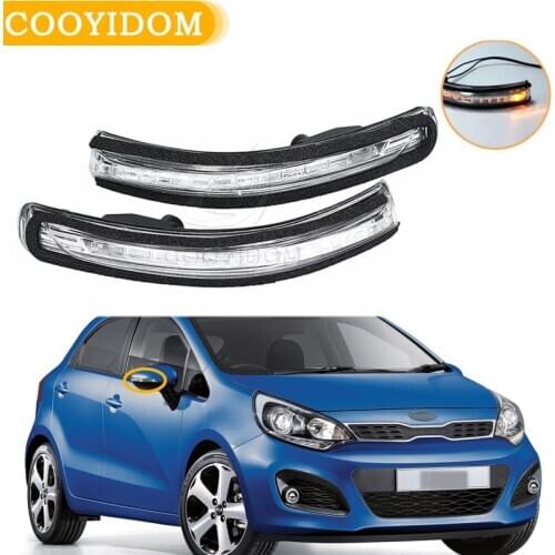 For KIA Rio MK3 2012-2016 87624-1W000 Car Rearview Mirror LED turn Signal light Mirror Indicator Lamp Flashing Light Left