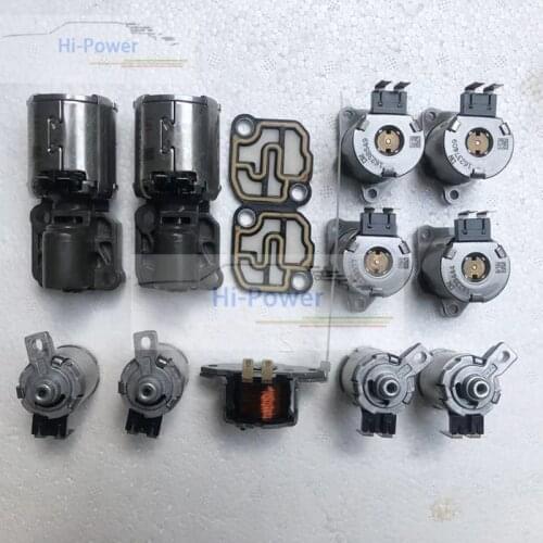02E DQ250 DSG Automatic Transmission 6speed Solenoid kit (12pce) For Volkswagen Audi N215 PC1 N216 PC #02E 321 371 E 02E321371E