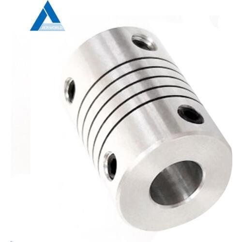 1PC ID= 3 4 5 6 6.35 7 8 9 10mm D19*L25 Aluminium CNC Stepper Motor Flexible Shaft Coupling Coupler Encoders Engraving Machine