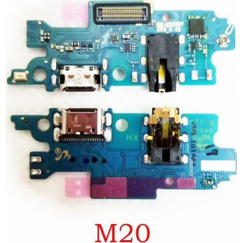 10pcs/lot For Samsung Galaxy M10 M20 USB Charging Charger Port Dock Connector board Flex Cable Ribbon