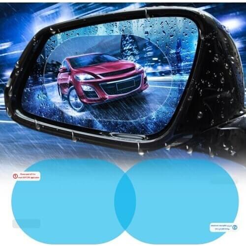 2Pcs Car Rear Mirror Anti Fog Protective Film For opel astra j peugeot 307 bmw e46 kia cerato nissan teana seat ibiza