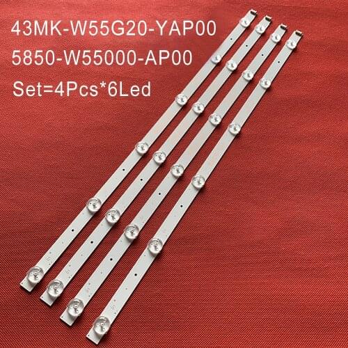 20Pcs For Skyworth 55M9/55G20/5850-W55000-AP00 43MK-W55G20 YAP00LED Backlight Bar 6 Light