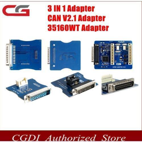 HC705/908 AM29FXXX AM29Blxxx 3 in 1 Adapter / 35160WT / CAN V2.1 /CAS4 ADAPTER For CGDI CG PRO 9S12 Key Programmer free shipping