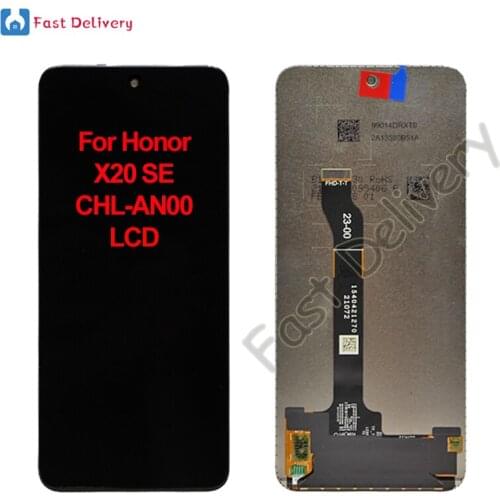 For Honor X20 SE CHL-AN00 LCD Display Touch Panel Screen Digitizer Assembly Replacement Accessory Parts 6.6" 100% Tested