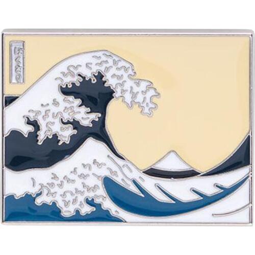 The Great Wave Enamel Pin