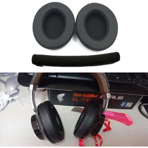 T3EE 1 Pair Leather Ear Pads Cushion Cover Earpads Replacement for edifier W855 W855BT Headset Accessories