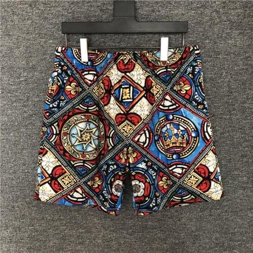 2021 Summer Mens brand new high quality casual Chic retro print comfort beach Shorts B949