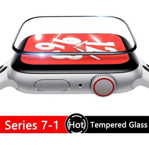 Waterproof screen protector for apple watch 6 5 4 3 38MM 40MM 44MM 42MM (Not Tempered Soft glass) film for Iwatch 4/5/6/SE case