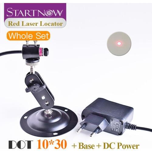 Set 10*30 With Mount Power Supply Dot Laser Module Beam Locator Pointer Red Laser Positioner For Laser Marking Machine Industry