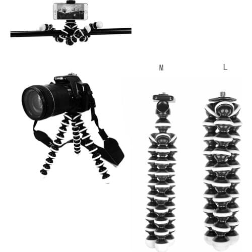 Octopus Flexible Tripod Stand Gorillapod for Mobile Phone Smartphone Dslr and Camera Table Desk Mini phone live medium large